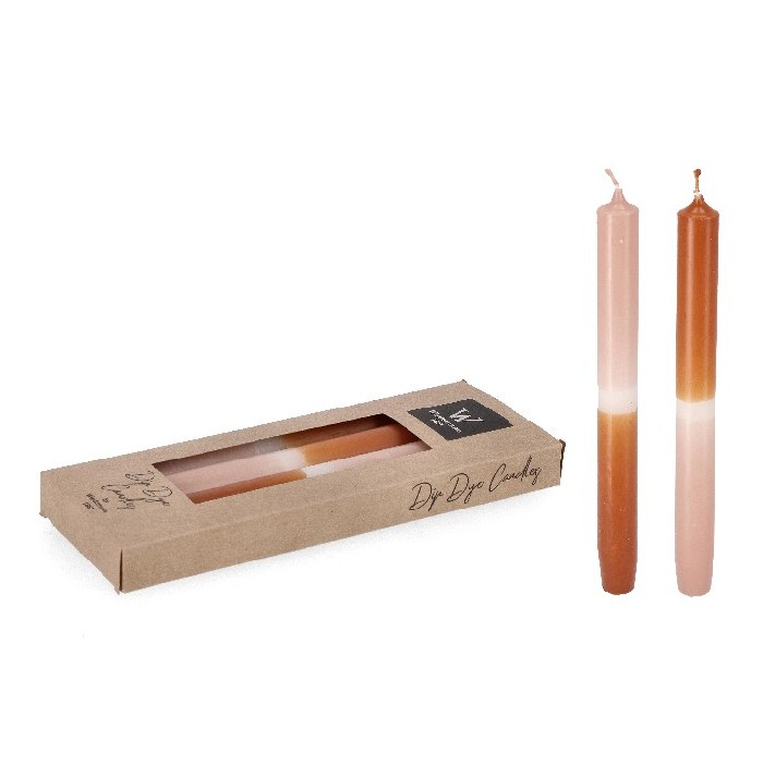 home-decor/candles-home-fragrance/bizzotto-set4-jolene-pink-cognac-coni-candle-25cm
