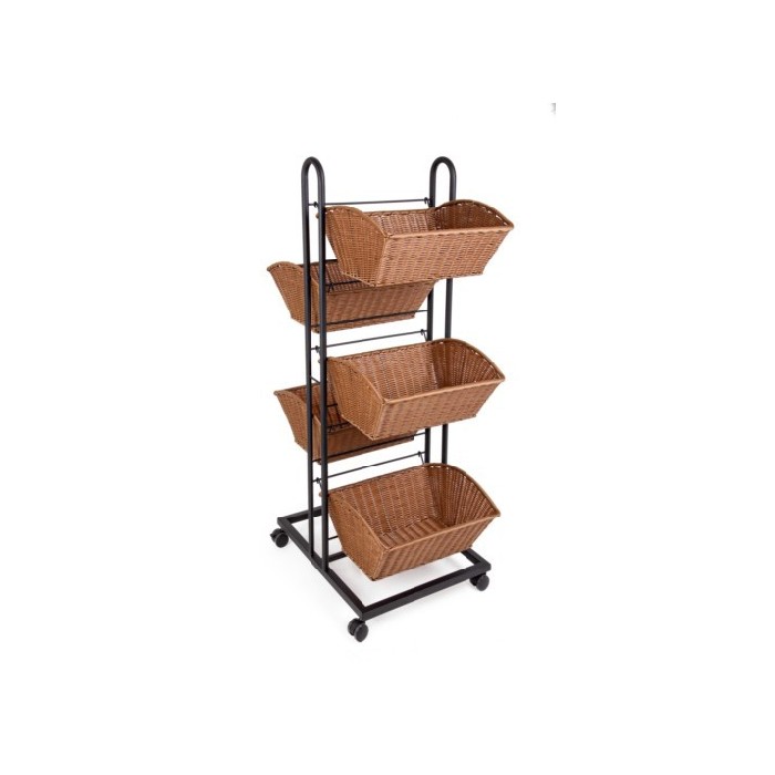 kitchenware/racks-holders-trollies/claire-shaped-exhibitor-5baskets
