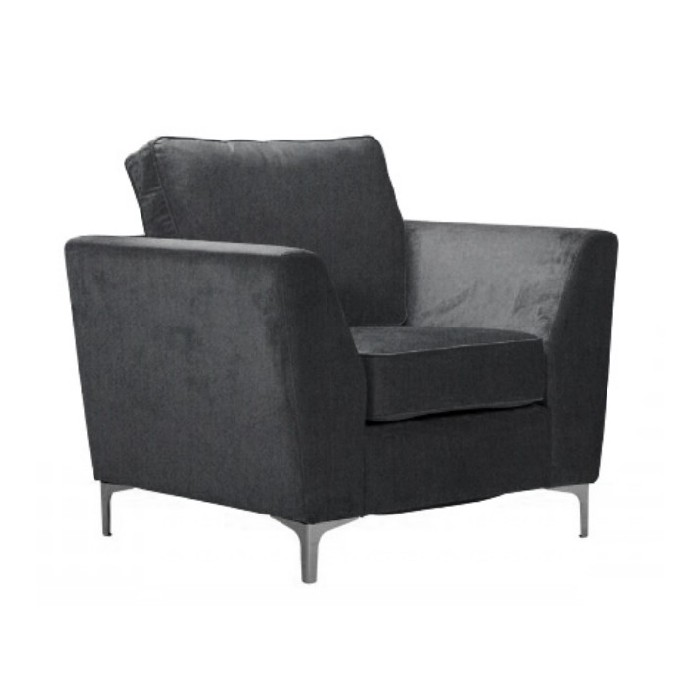 sofas/designer-armchairs/bonita-armchair-upholstered-in-soro-100-black-fabric