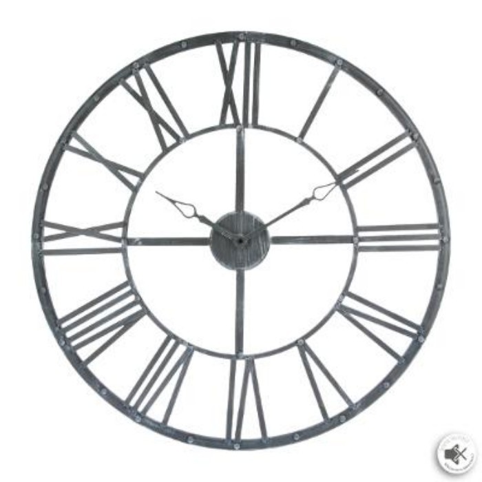 home-decor/clocks/atmosphera-vintage-clock-grey