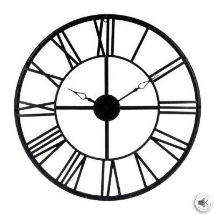 home-decor/clocks/atmosphera-vintage-clock-70cm-black