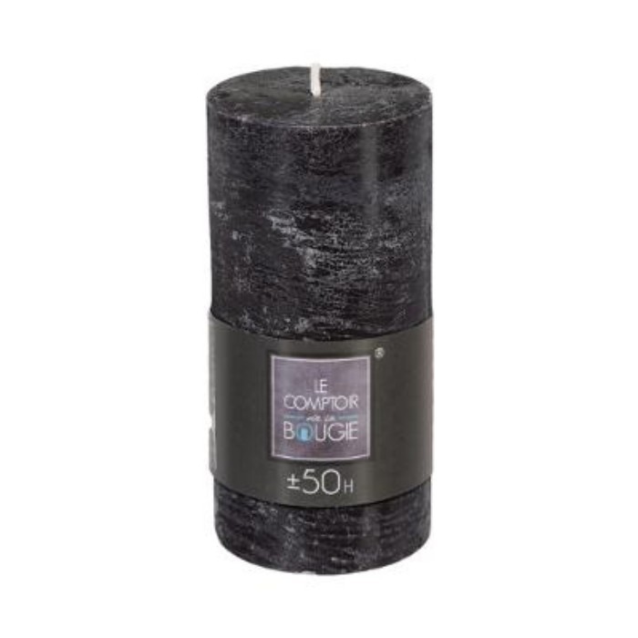 home-decor/candles-home-fragrance/atmosphera-black-rustic-round-candle-68cm-x-14cm