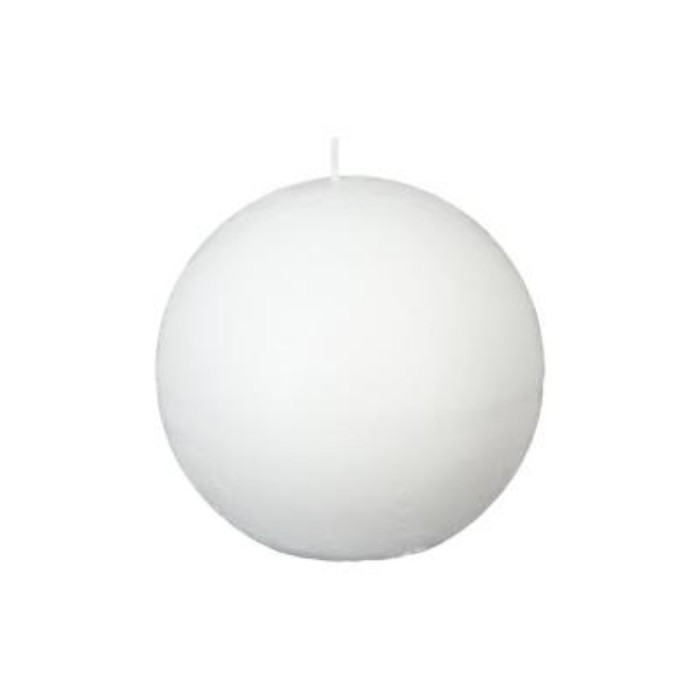 home-decor/candles-home-fragrance/atmosphera-white-rustic-ball-candle-d10cm