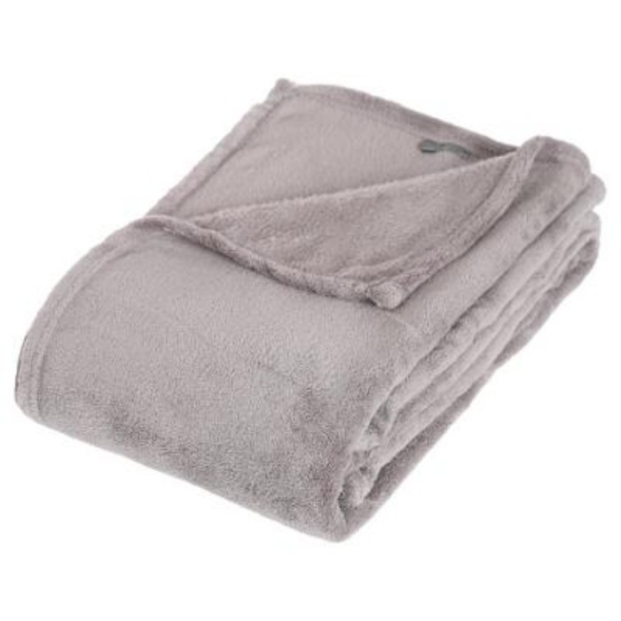 household-goods/blankets-throws/atmosphera-grey-plaid-blanket-microfibre