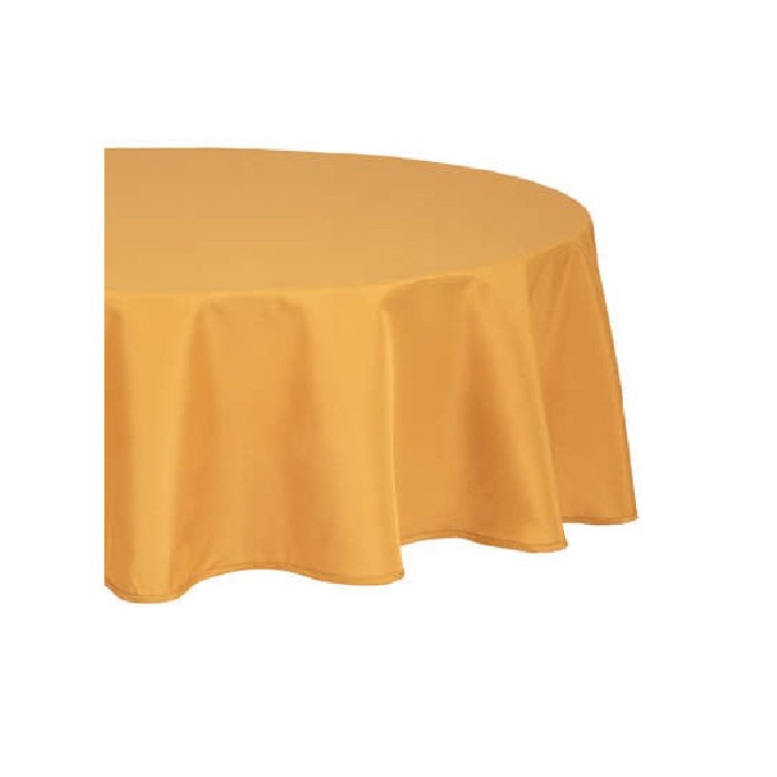 tableware/table-cloths-runners/atmosphera-tablecloth-antistai-ocher-d180cm