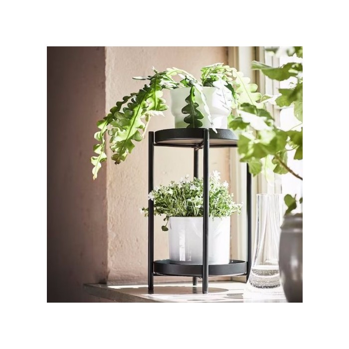 home-decor/deco/ikea-olivblad-plant-stand-inoutdoor-black-35cm