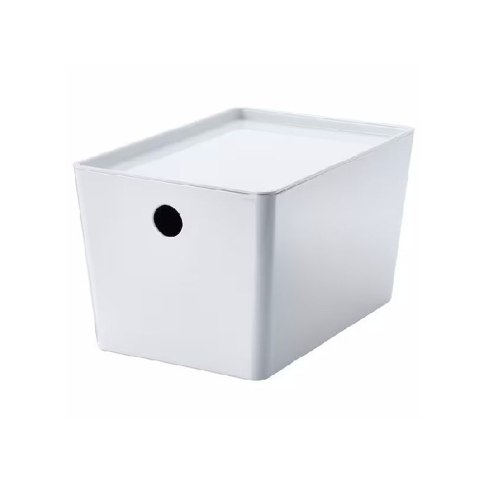 household-goods/storage-baskets-boxes/ikea-kuggis-box-with-lid-white-18x26x15cm