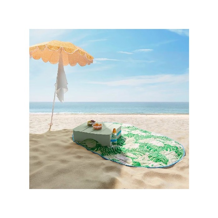 outdoor/beach-related/promo-ikea-strandon-picnic-blanket-white-greenleaf-pattern-112x168cm