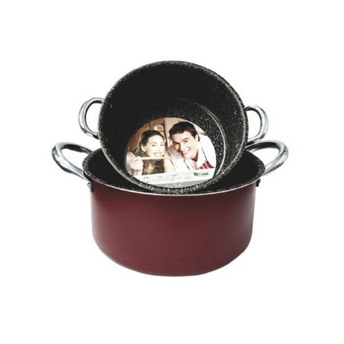 Maxima Casseerole Pots Red Set Of 2 Pots Lids Pans Kitchenware The Atrium