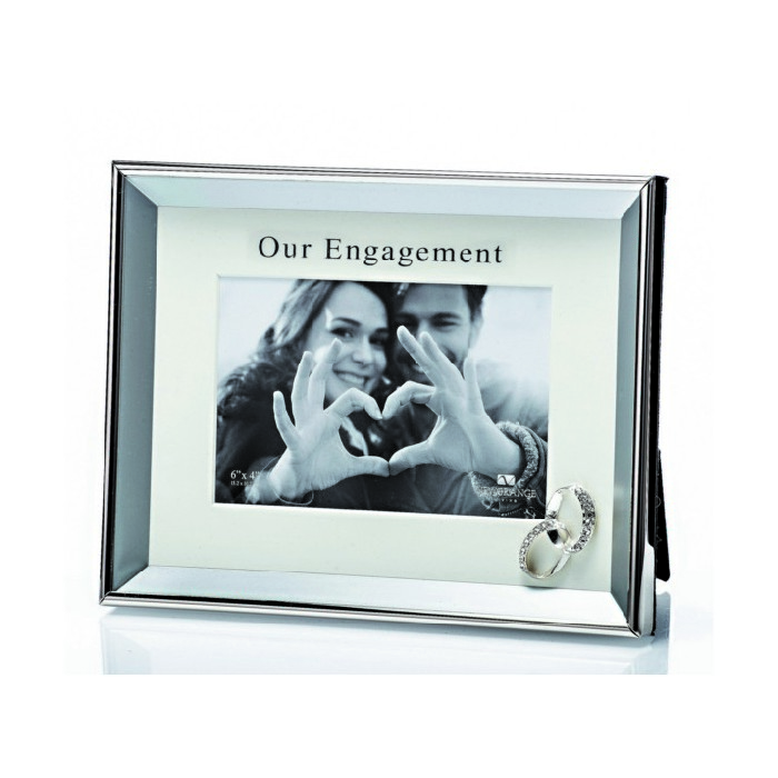 home-decor/frames/our-engagement-photo-frame-silver-15cm-x-10cm