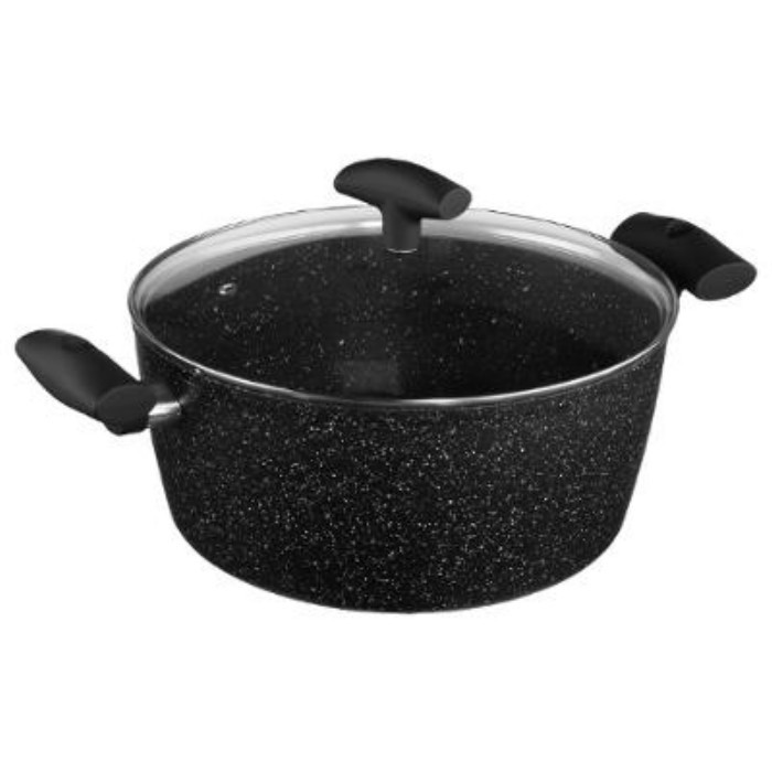 kitchenware/pots-lids-pans/5five-aluminium-pot-lid-black-28cm
