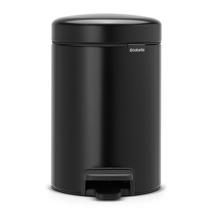 3 Litre Pedal Bin Matt Black Bathroom Accessories Bathrooms The Atrium