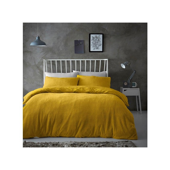 household-goods/bed-linen/teddy-plain-duvet-set-single-new-ochre