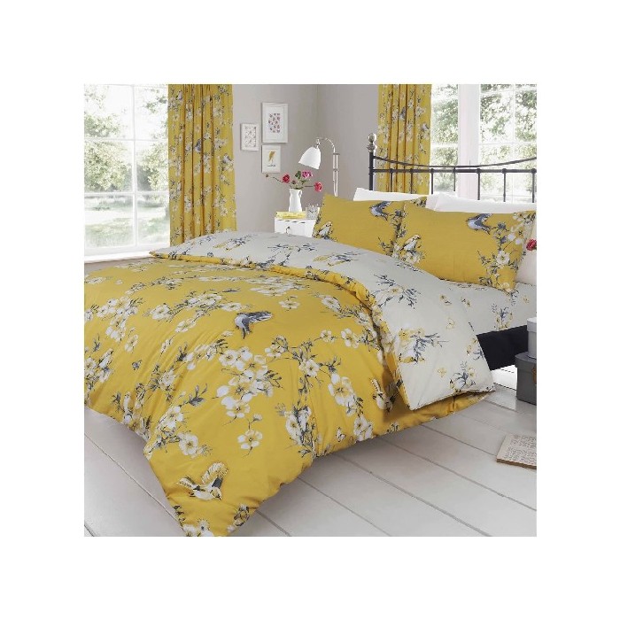 household-goods/bed-linen/printed-duvet-set-birdie-blossom-single-ochre