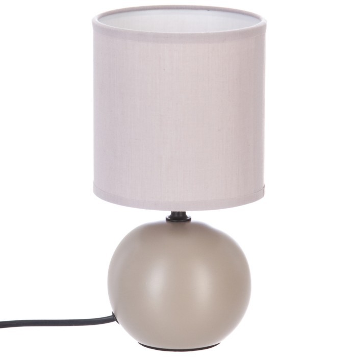 lighting/table-lamps/atmosphera-matt-taupe-ceramic-lamp-h25cm