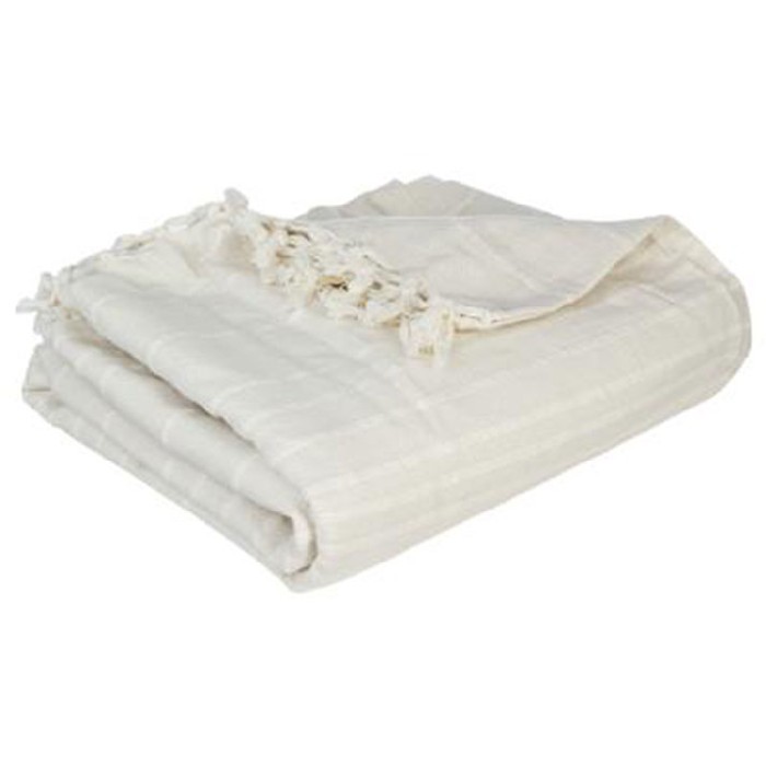 Atmosphera Cream Throw 230X250cm Blankets Throws Household Goods The