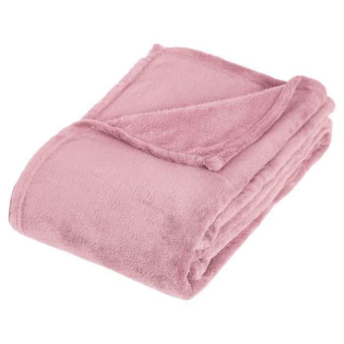 microplu-blanket-pink-130x180 | blankets-throws | household-goods | The ...