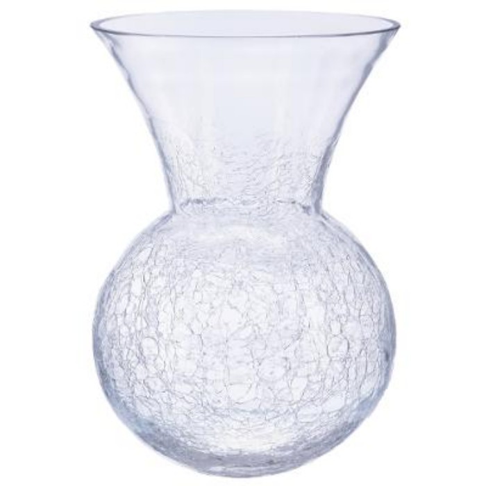 home-decor/vases/atmosphera-crackle-glass-vase-h28cm
