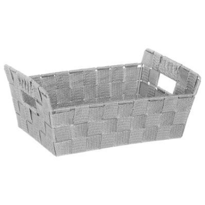 bathrooms/bathroom-storage-shelving/simply-smart-pp-basket-2-handles-light-grey