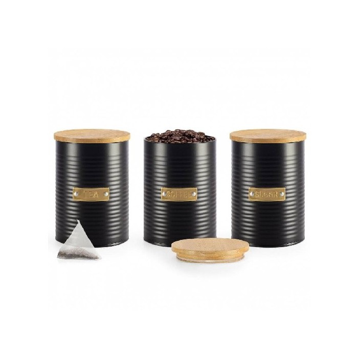 kitchenware/tea-coffee-accessories/typhoon-otto-set-of-3-cannisters-in-black-tea-coffee-sugar