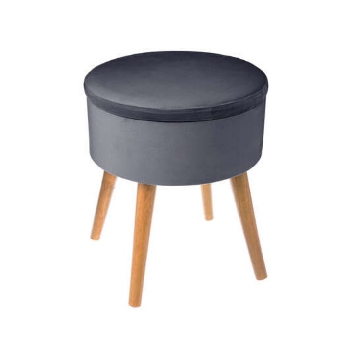 living/seating-accents/atmosphera-tess-dark-grey-velvet-trunk-side-stool