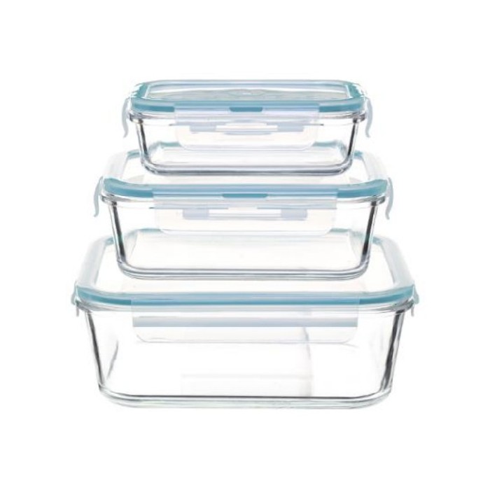 kitchenware/food-storage/5five-square-glass-box-clipeat-x3-gm