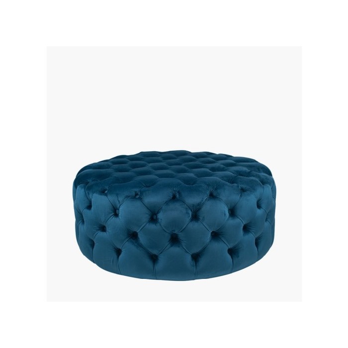 living/seating-accents/vittoria-sapphire-blue-velvet-round-buttoned-pouffe