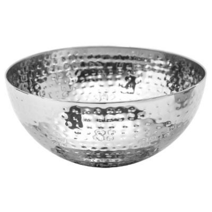 tableware/centrepieces-fruit-bowls/sg-secret-de-gourmet-hammered-stainless-steel-salad-bowl-29cm
