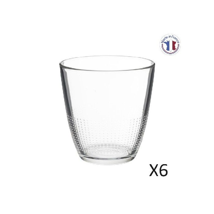tableware/glassware/secret-de-gourmet-tumbler-low-claudi'eau-25cl-set-of-6