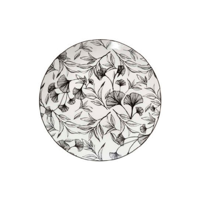 tableware/plates-bowls/sg-secret-de-gourmet-dess-plate-black-floral-d20-marque