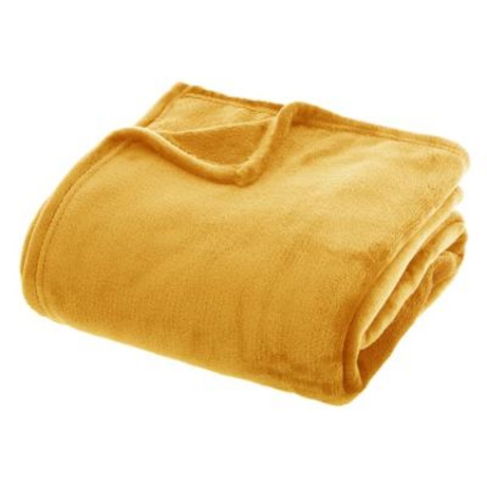 household-goods/blankets-throws/atmosphera-blanket-flanel-ocher-180x230