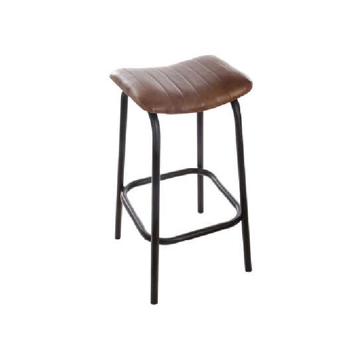 dining/dining-stools/atmosphera-nils-brown-leather-bar-stool