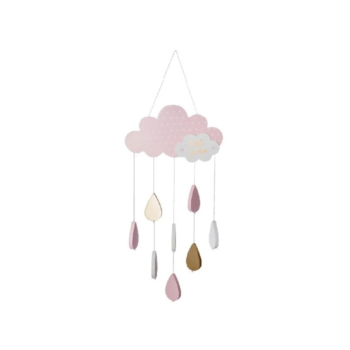 other/kids-accessories-deco/atmosphera-cloud-wall-hanging-60cm-x-24cm-pink-mdf