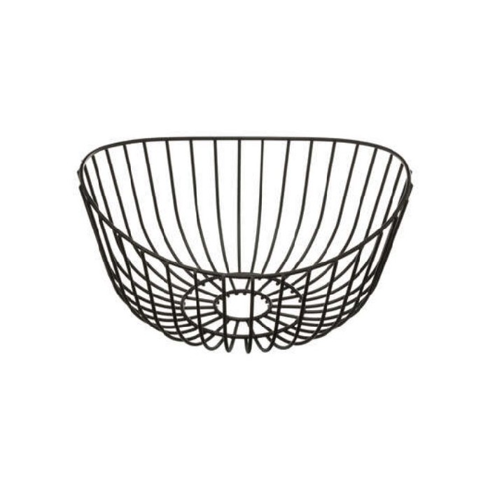 tableware/centrepieces-fruit-bowls/5five-black-curved-basket-27cm