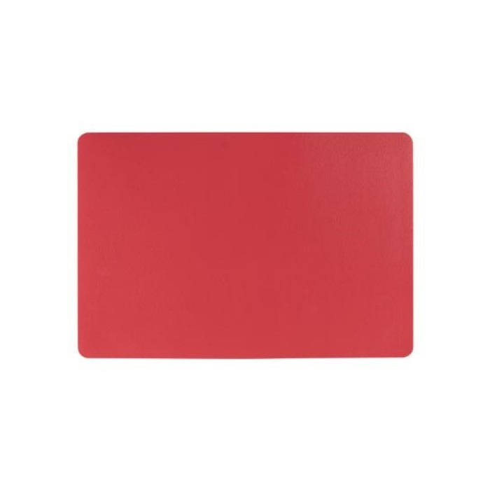 Sale Sg Secret De Gourmet Leather Ef Placemat 45X30 Red Placemats