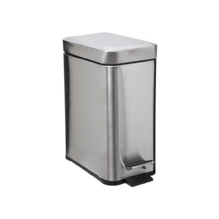 household-goods/bins-liners/5five-rectangular-dustbin-silver-5l
