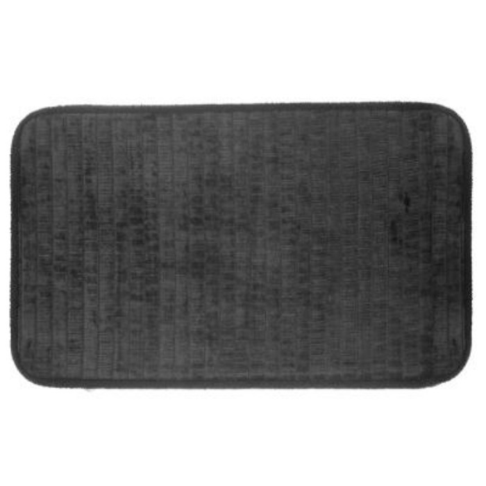 velvetbathmat50x80greysil bathmats bathrooms The Atrium