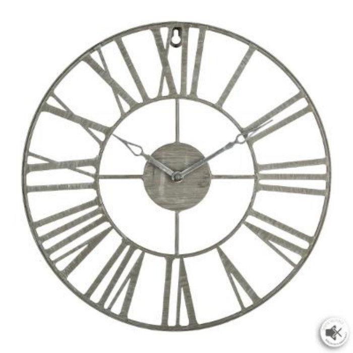 home-decor/clocks/atmosphera-metal-vintage-clock-grey