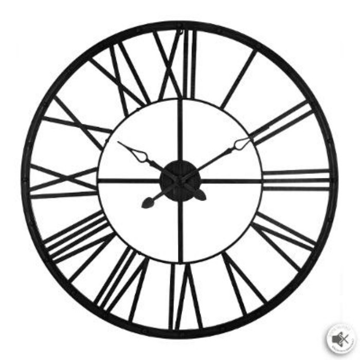 home-decor/clocks/atmosphera-metal-vintage-clock-96cm-black