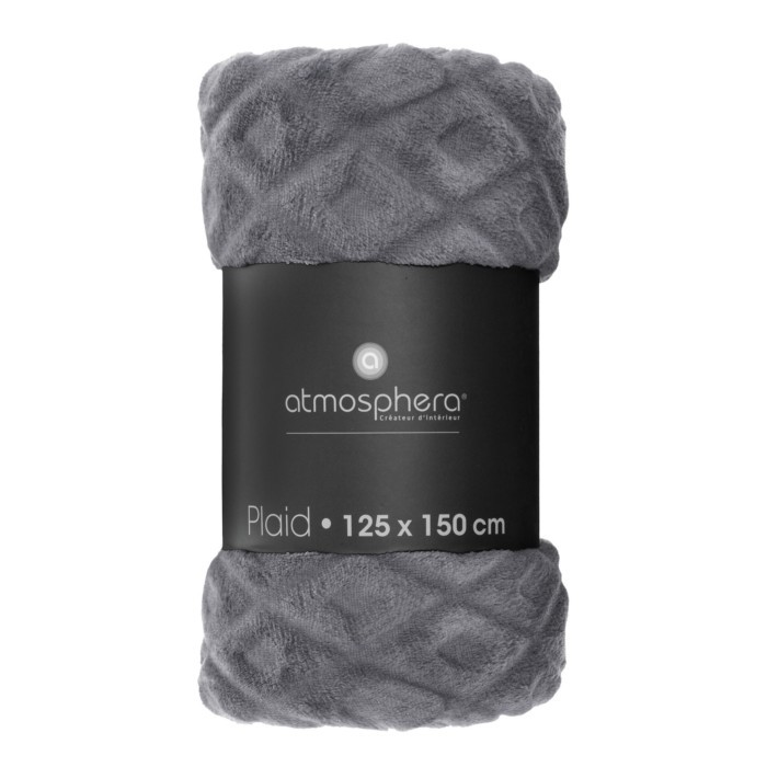 household-goods/blankets-throws/atmosphera-3d-flan-throw-grey-125-x-150-cm