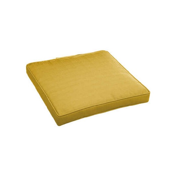 Hesperide Chair Pad With Velcro Korai Mustard Yellow Cushions Outdoor