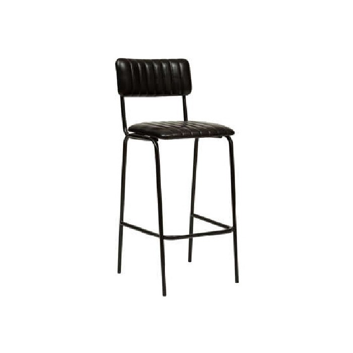dining/dining-stools/atmosphera-dario-black-leather-bar-chair