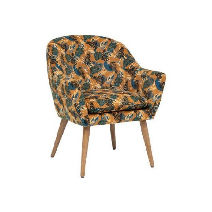 sofas/designer-armchairs/atmosphera-sango-ochre-leaf-velvet-armchair