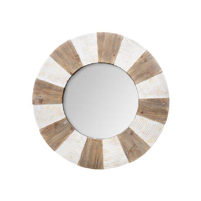 home-decor/mirrors/atmosphera-large-wall-mirror-in-aged-effect-wood-with-relief-d90cm