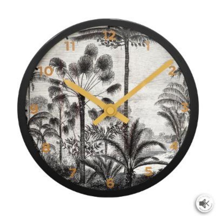 home-decor/clocks/atmosphera-plastic-clock-tropic-22cm-3-assorted-colours
