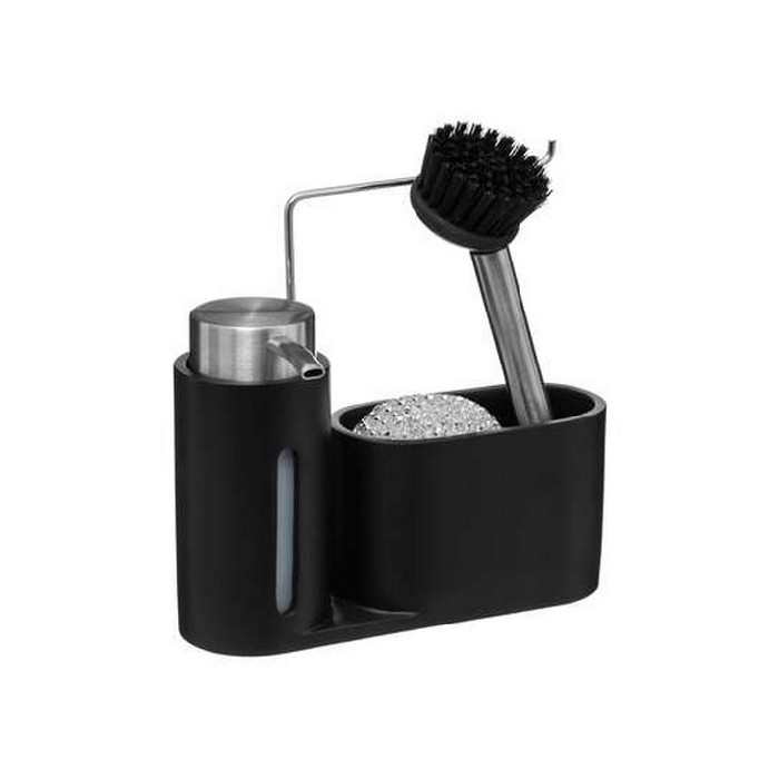 kitchenware/dish-drainers-accessories/5five-black-soap-dispens-with-dish-brush