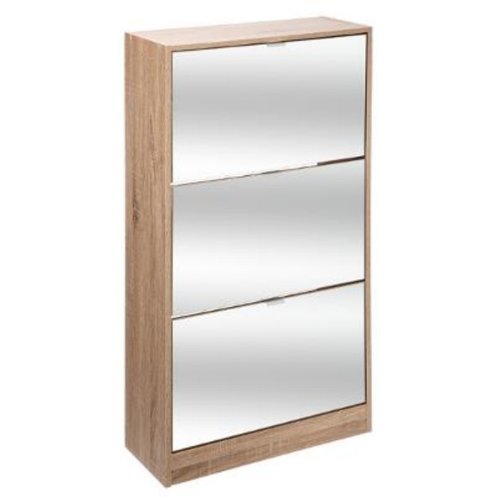 household-goods/shoe-racks-cabinets/5five-shoe-rack-3-door-cabinet-natural-mirror