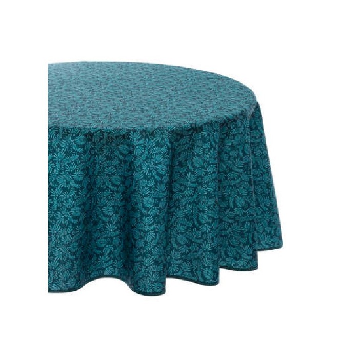 tableware/table-cloths-runners/atmosphera-tablecloth-leaf-print-d180cm