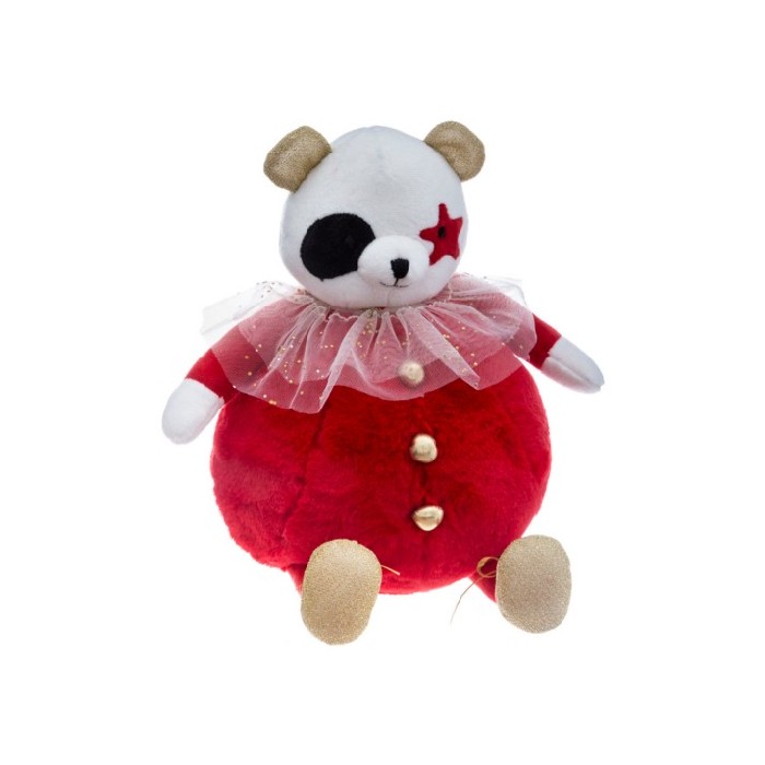 christmas/decorations/xmas-circus-panda-plush-red-h37cm