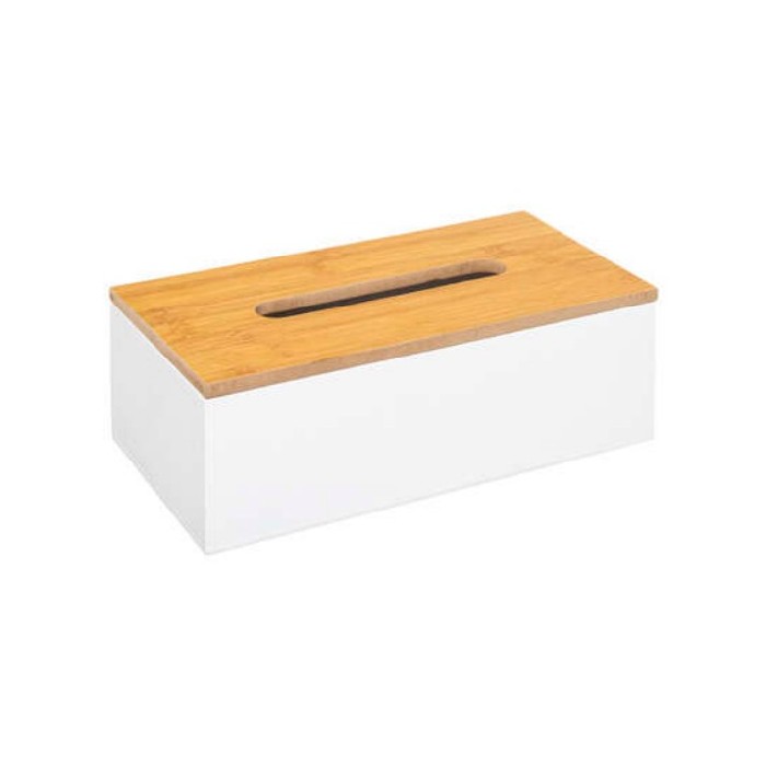 bathrooms/cosmetic-accessories-organisers/five-simply-smart-white-tissue-box-modern